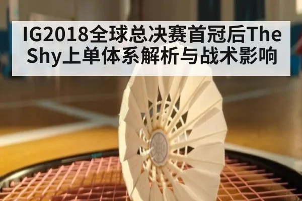 IG2018全球总决赛首冠后TheShy上单体系解析与战术影响